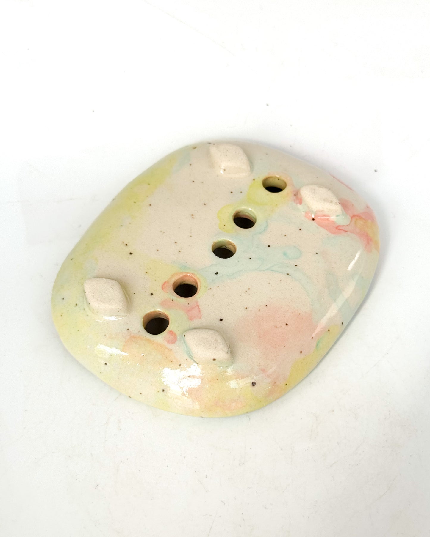Bubbled Footed Soap Dish