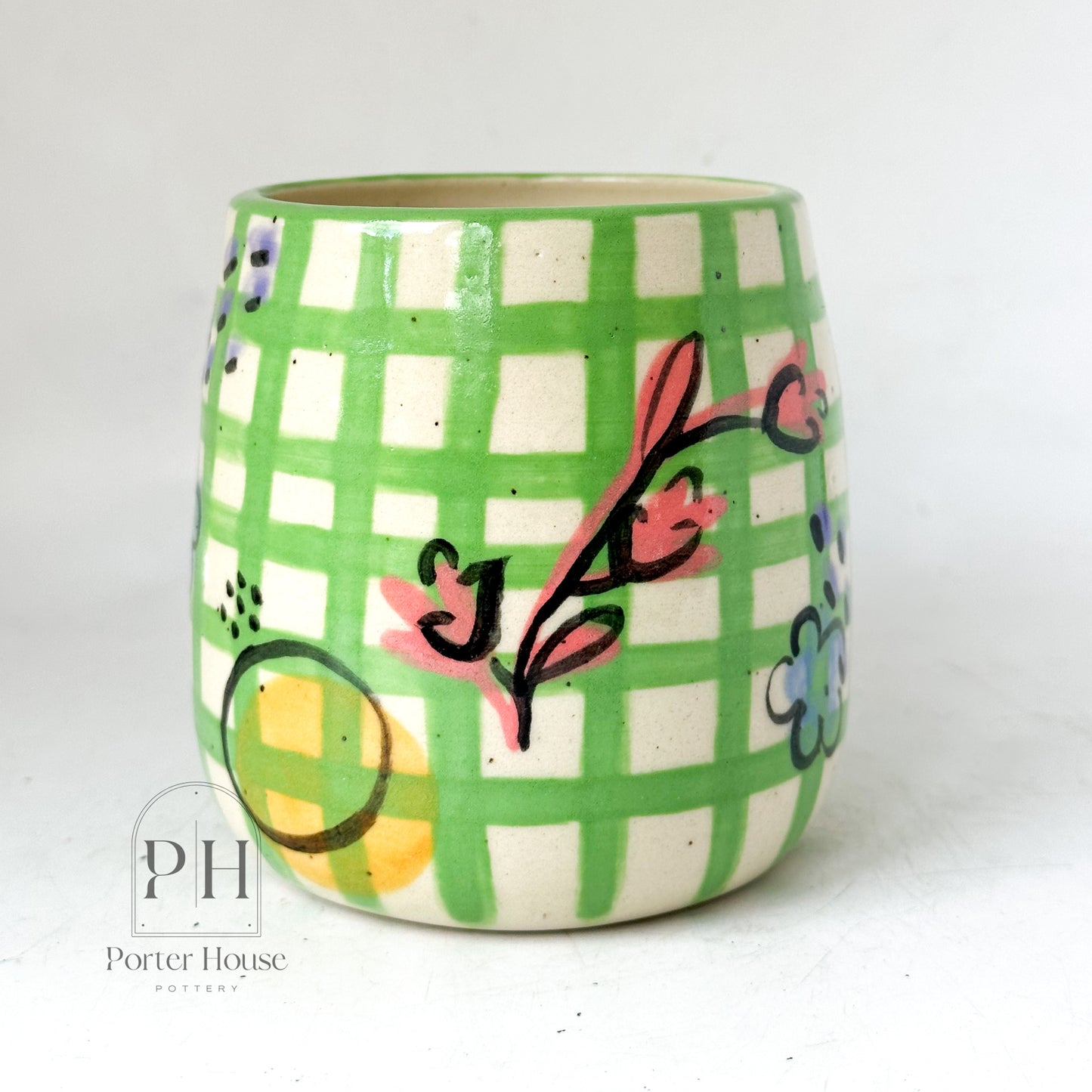 Floral Deco 12oz Stemless Wine Tumbler | Spring Summer 2023 Collection