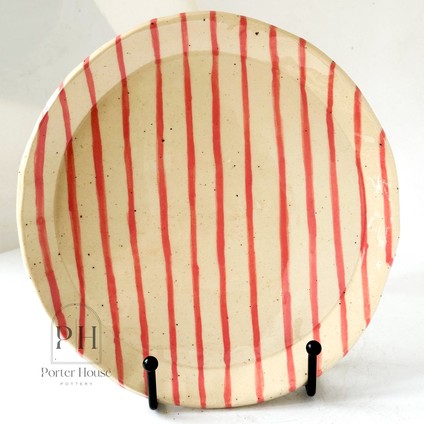Pink Stripe Bread Plate | Spring Summer 2023 Collection